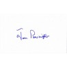 Joan Plowright Signature - Autographed Card