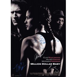 Poster A3 Million Dollar Baby Clint Eastwood Hillary Swank Morgan Freeman 01 