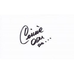 Celine Dion Autograph...
