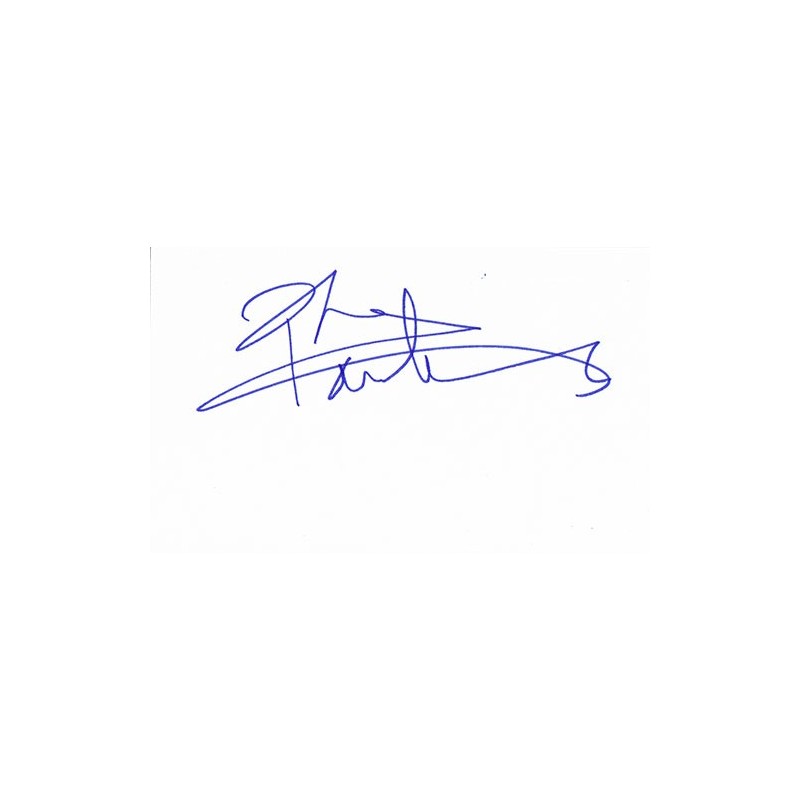 Pete Townshend Autograph Signature Card