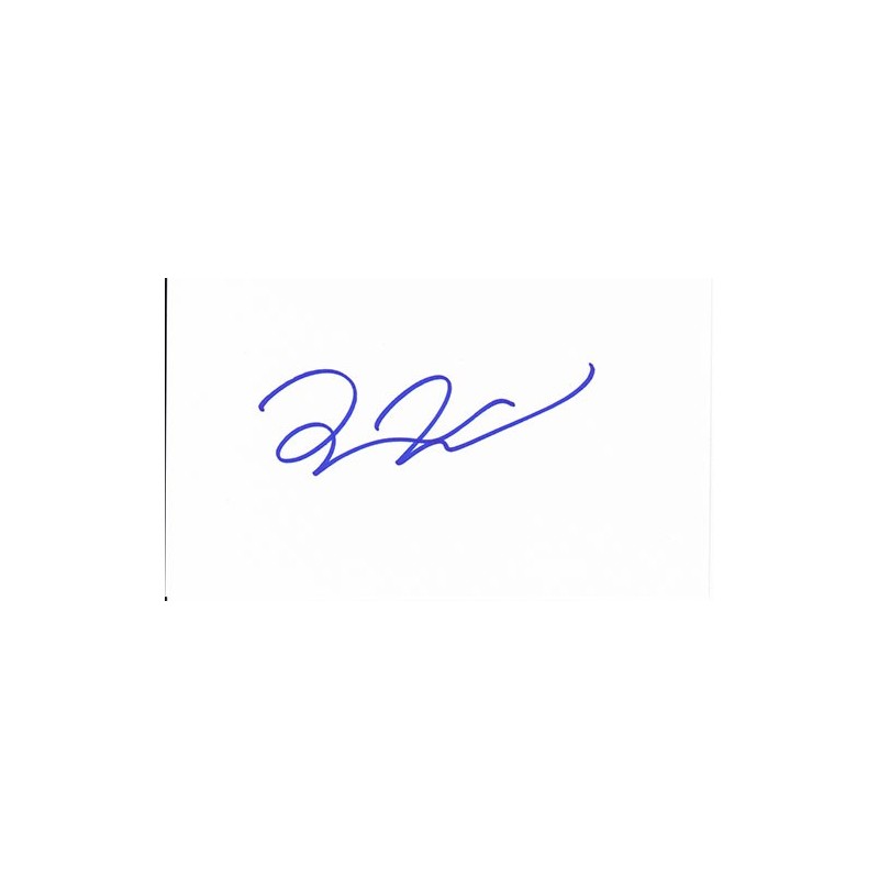 Quentin Tarantino Autograph Signature Card