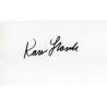 Karen Grassle  Autograph Signature Card