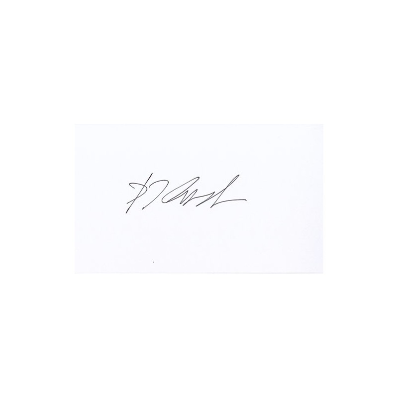 Paul Thomas Anderson Autograph Signature Card