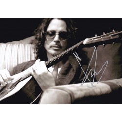 Chris Cornell Autographed Card