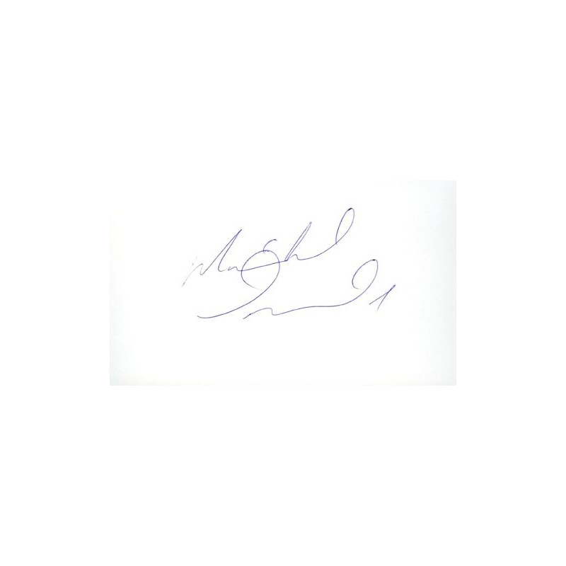 Michael Ironside Autograph Signature Card
