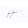 James Garner Autograph Signature Card