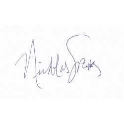 Nicholas Sparks Autograph...