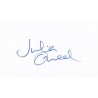 Julia Ormond Autograph Signature Card