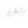 Bob Hoskins Autograph Signature Card
