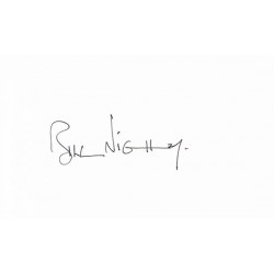 Bill Nighy Autograph...