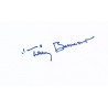 Tony Bennett Autograph Signature Card