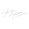 Jackie Mason Autograph Signature Card