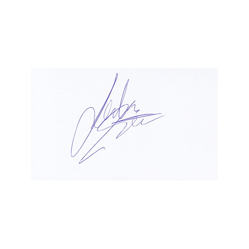 Julia Stiles Autograph Signature Card