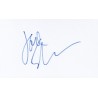 Joel Schumacher Autograph Signature Card