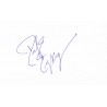 Raul Esparza Autograph Signature Card