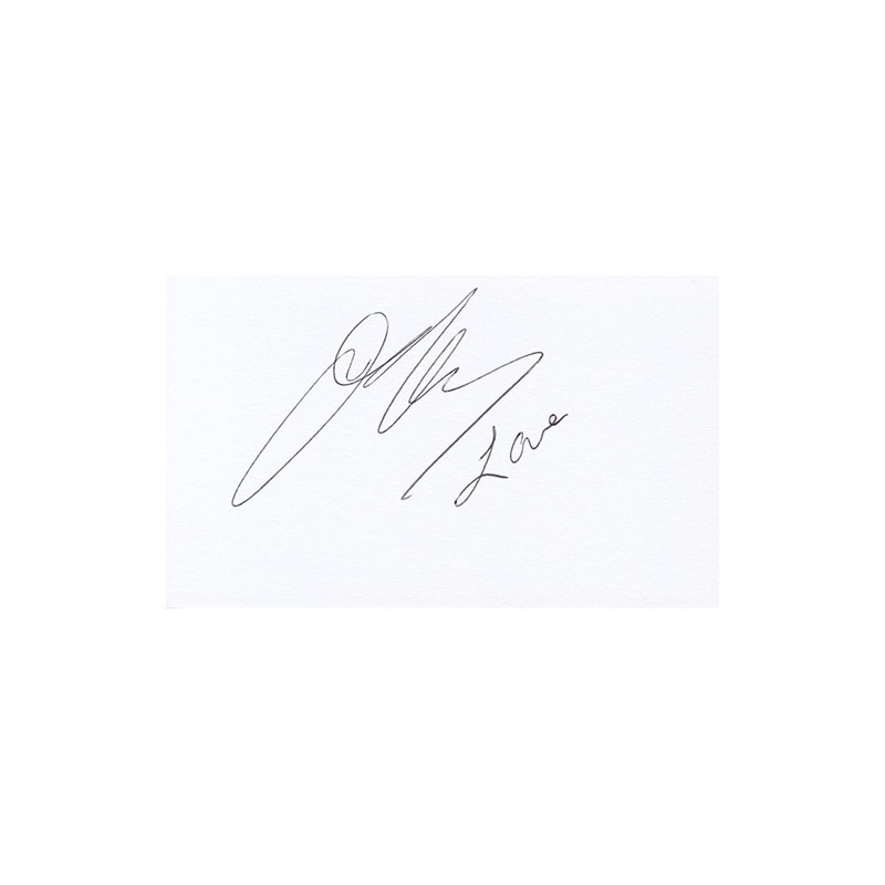 Tim Roth Autograph Signature Card