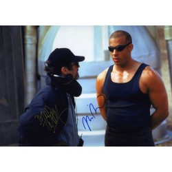 CHRONICLES OF RIDDICK personally signed 12x8 VIN DIESEL 