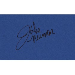 Julie Newmar Signature Card