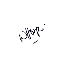 Whoopi Goldberg Autograph Signature Card
