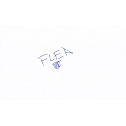 Flea Autograph Signature Card