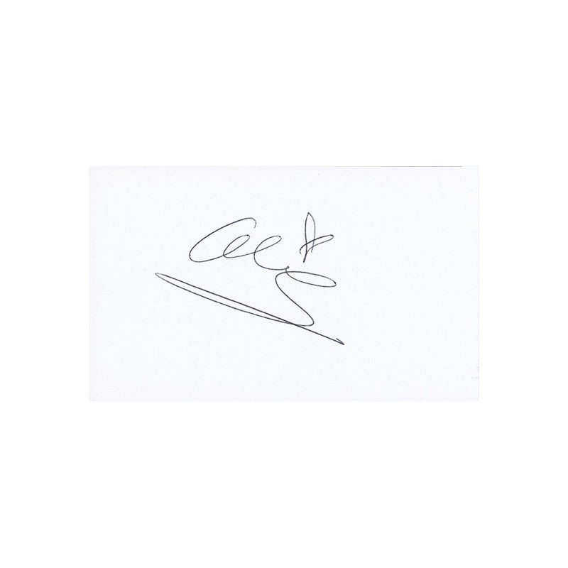 Alicia Silverstone Autograph Signature Card