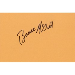 Bruce McGill Autograph Signature Card