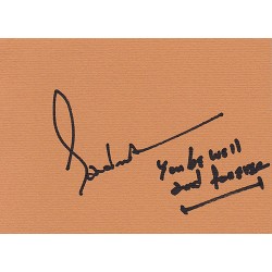 Sandahl Bergman Autograph Signature Card