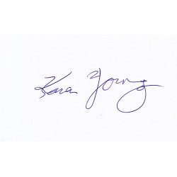 Karen Young Autograph...