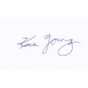 Karen Young Autograph Signature Card