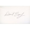 David Early Autograph Signature Card