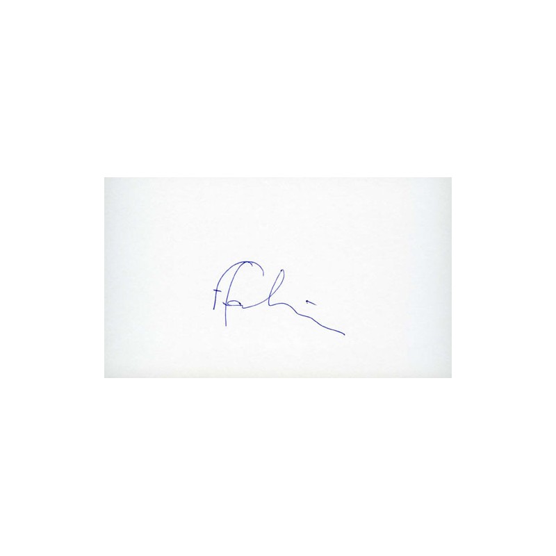 Frances Fisher Autograph Signature Card