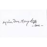 Miriam Margolyes Autograph Signature Card