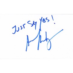 Darren Aronofsky Autograph Signature Card
