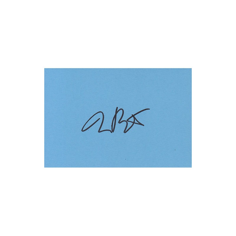 Tim Burton Autograph Signature Card