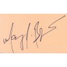 Mary J. Blige Autograph Signature Card