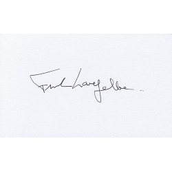 Frank Langella Autograph Signature Card