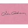 Julie Andrews Autograph Signature Card