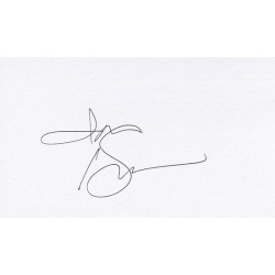 Jon Hamm Autograph Signature Card