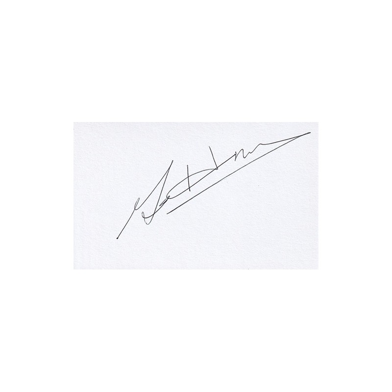 Gene Hackman Autograph Signature Card