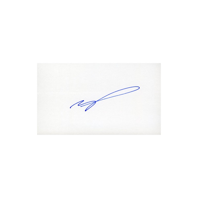 Terrence Howard Autograph Signature Card