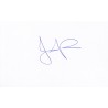 Jason Isaacs Autograph Signature Card