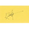 Kelsey Grammer Autograph Signature Card