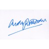 Alan Rickman Autograph Signature Card