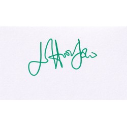 Elton John Autograph Signature Card