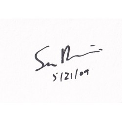 Sam Raimi Autograph Signature Card