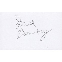 David Cronenberg Autograph Signature Card