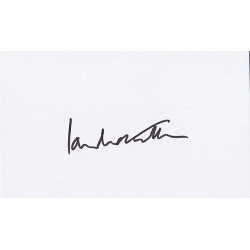 Ian McKellen Autograph Signature Card