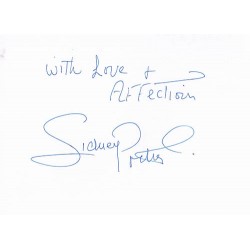 Sidney Poitier Autograph...