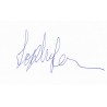 Sophia Loren Autograph Signature Card