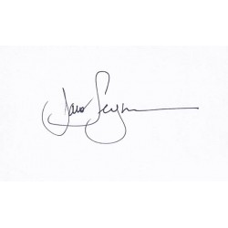 Jane Seymour Autographed Card